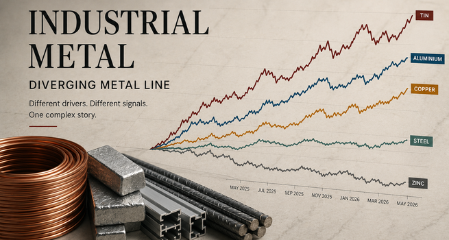 From Tin's 64% Surge to Zinc's Slide: Industrial Metals Send Conflicting Global Macro Signals
