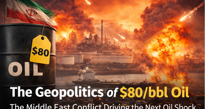 The Geopolitics of $80/bbl Oil: The Middle East Conflict Driving the Next Oil Shock