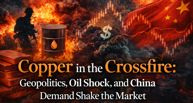 Copper Market Volatility Surges as Oil Prices Spike, Dollar Strengthens, and China Demand Slows
