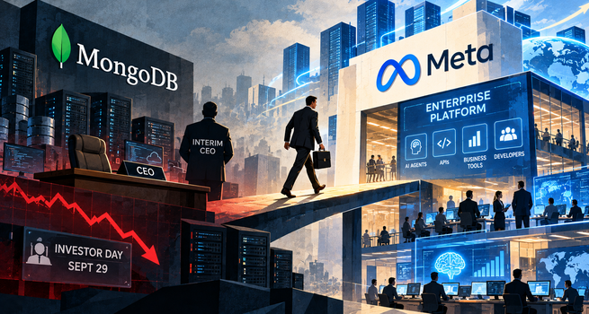 MongoDB (NASDAQ:MDB) Stock Drops 17% as Its CEO Walks Out for Meta (NASDAQ:META)