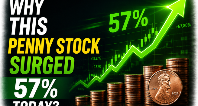 Why This Penny Stock Surged 57% Today?
