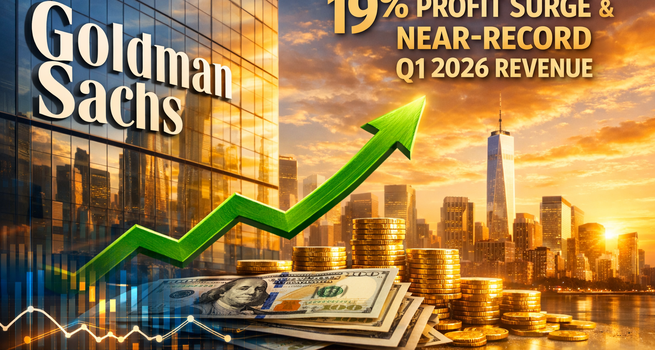Goldman Sachs Posts Near-Record Profit as Iran War, AI Cyber Threat and Anthropic's Mythos Rattle Wall Street's Outlook