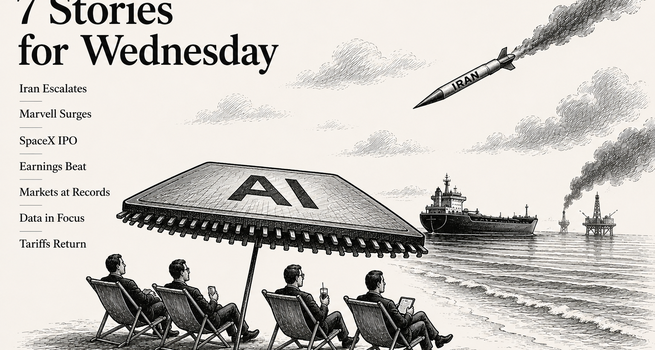 Marvell Surges 33%, SpaceX Prices at $135 and Iran Hits Bahrain: 7 Stories for Wednesday