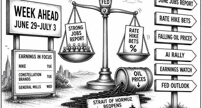 Week Ahead (June 29 to July 3): June Jobs Report and Falling Oil Prices to Settle the Fed's Second-Half Direction