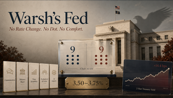 No Rate Change, No Dot, No Comfort: Warsh's Fed Comes With a Hawkish Warning Markets Did Not Expect